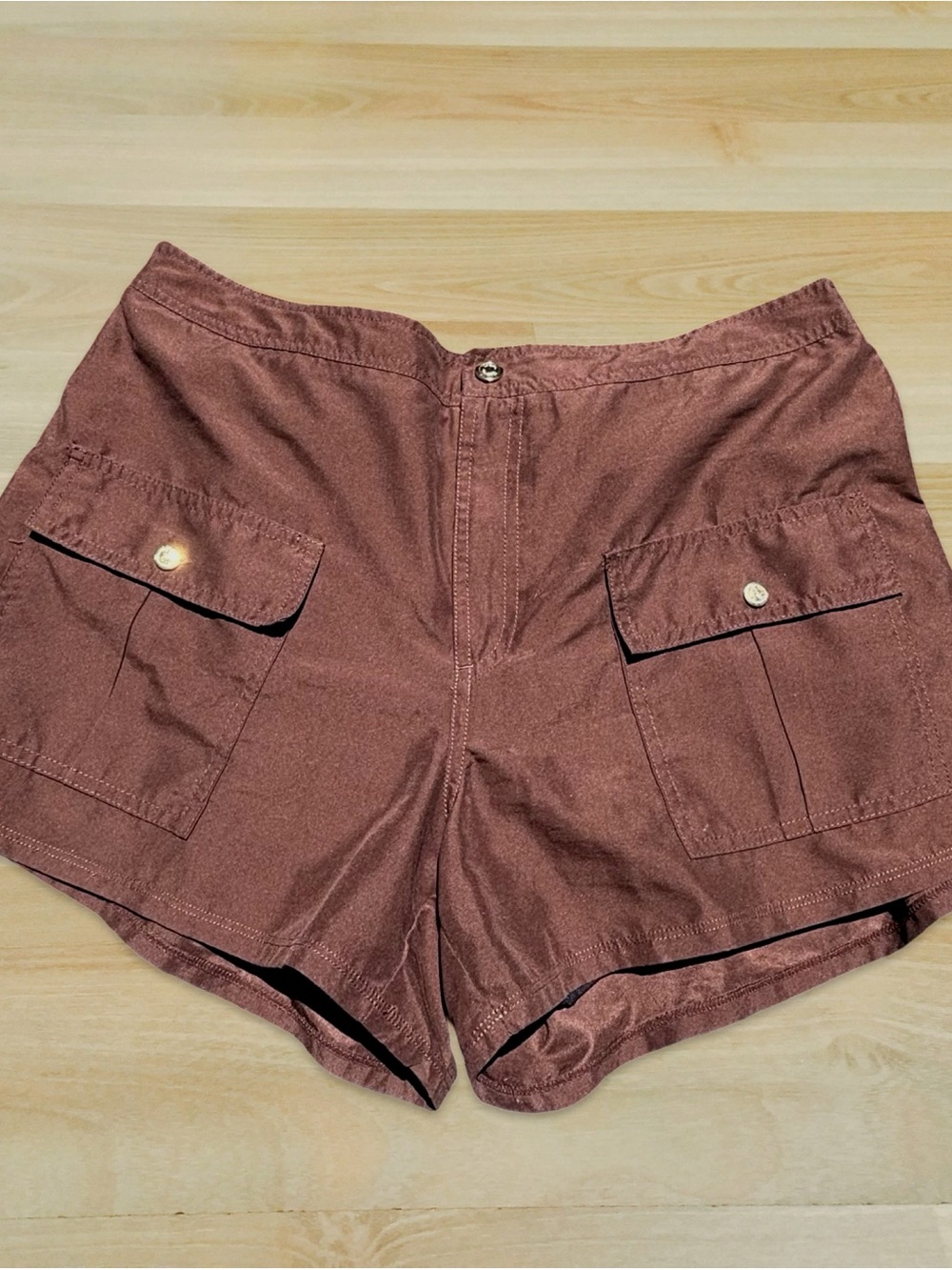 liz & co. Women's Brown Swim Shorts